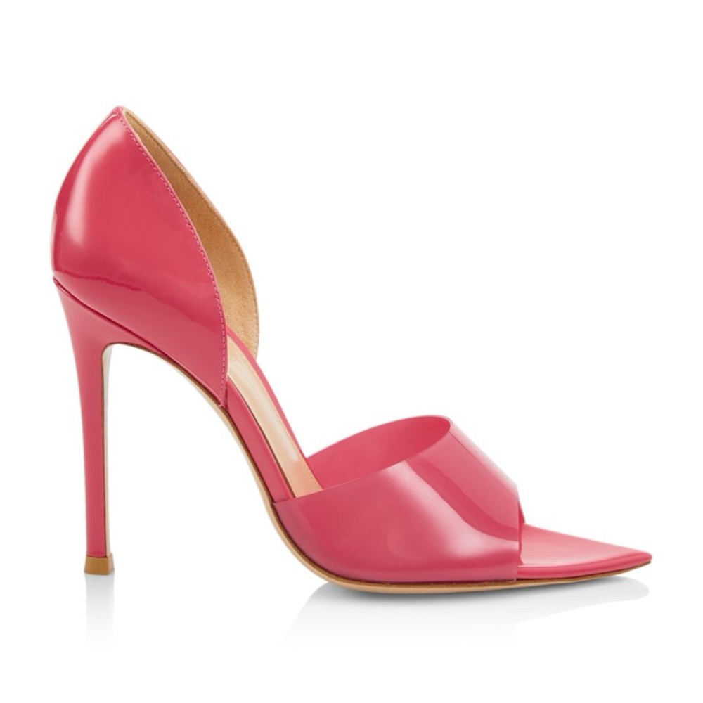 Gianvito Rossi
Bree 105mm patent leather pumps